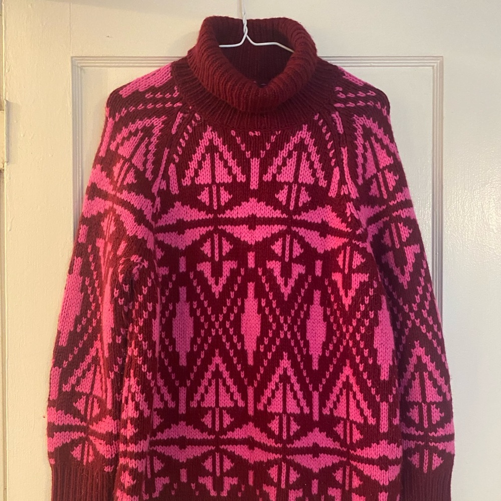 100% Cashmere J. Crew Collection turtleneck sweater. Very thick.